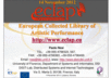 ECLAP overview at Lubiana, November 2012