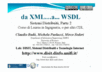Corso Sistemi Distribuiti: XML fino a Web Services